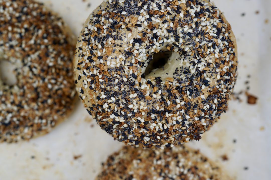 New York Style Everything Bagels | Simmer + Sauce