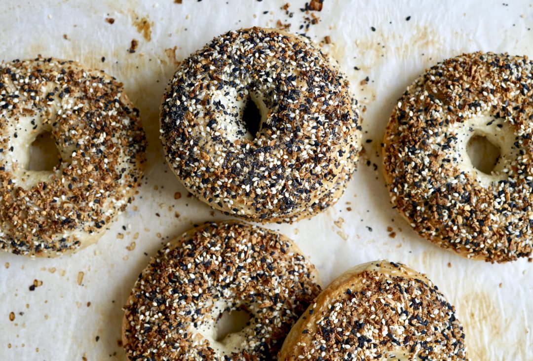 New York Style Everything Bagels | Simmer + Sauce